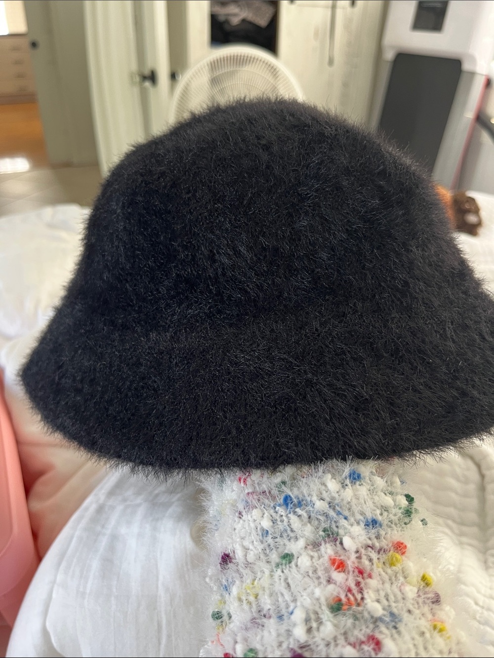 Anthropologie faux fur Bucket Hat